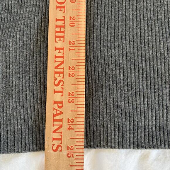 Women’s Lauren Ralph Lauren Gray Ribbed Turtleneck Sweater 100% Cotton Size 1X - Picture 12 of 12